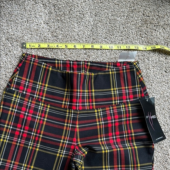 NWT Slim-station  Plaid Leggings 
Classic Grunge Punk Preppy Sporty - Picture 5 of 12